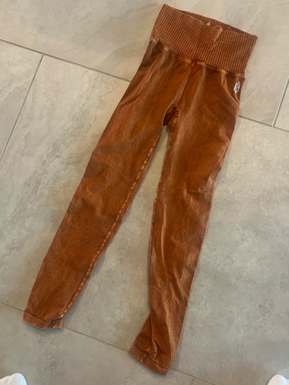 FP Movement by Free People Rust Brown High-Waist Leggings